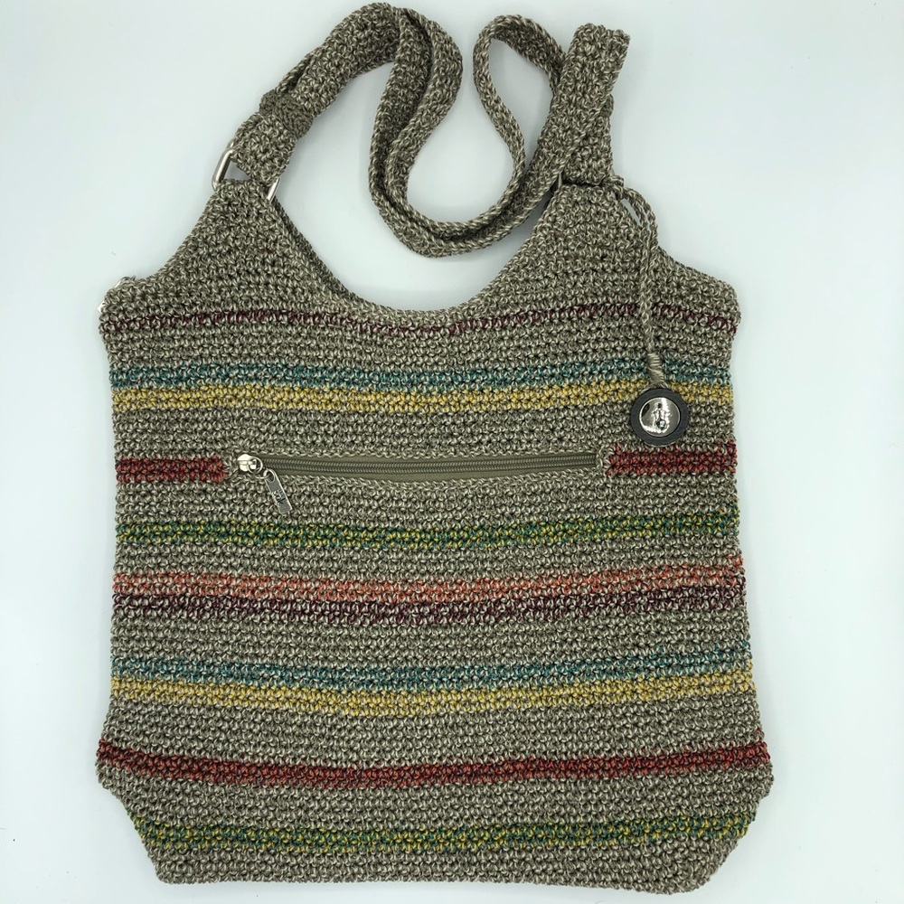 The Sak Belle Tote Woven Multi Stripe